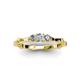 4 - Twyla 0.30 ctw Natural Diamond (3.40 mm) Women Three Stone Engagement Ring  