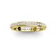 3 - Caitlin 1.60 mm White Sapphire Eternity Band 
