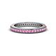 1 - Caitlin 1.60 mm Pink Sapphire Eternity Band 