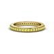 1 - Caitlin 1.60 mm Yellow Sapphire Eternity Band 