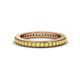 1 - Caitlin 1.60 mm Yellow Sapphire Eternity Band 