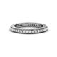 1 - Caitlin 1.60 mm White Sapphire Eternity Band 