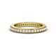 1 - Caitlin 1.60 mm White Sapphire Eternity Band 