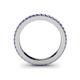 5 - Caitlin 1.60 mm Iolite Eternity Band 