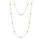 1 - Asta (11 Stn/2.7mm) Citrine on Cable Necklace 