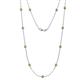 1 - Asta (11 Stn/4mm) Citrine on Cable Necklace 