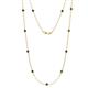 1 - Asta (11 Stn/4mm) Black Diamond on Cable Necklace 