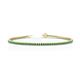 1 - Izarra 2.00 mm Emerald Eternity Tennis Bracelet 