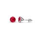 1 - Pema 4mm (0.53 ctw) Ruby Martini Solitaire Stud Earrings 