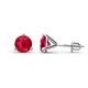 1 - Pema 6.0mm (1.90 ctw) Ruby Martini Solitaire Stud Earrings 