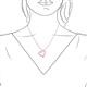 6 - Avery Pink Sapphire Heart Pendant 