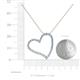 5 - Avery Aquamarine Heart Pendant 