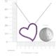5 - Avery Amethyst Heart Pendant 