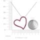 5 - Avery Rhodolite Garnet Heart Pendant 
