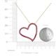 5 - Avery Rhodolite Garnet Heart Pendant 