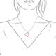 6 - Avery Pink Sapphire Heart Pendant 