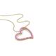 1 - Avery Pink Sapphire Heart Pendant 