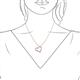 6 - Avery Rhodolite Garnet Heart Pendant 