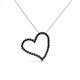 3 - Avery Black Diamond Heart Pendant 
