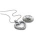 4 - Zylah Aquamarine and Diamond Heart Pendant 