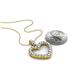 4 - Zylah Aquamarine and Diamond Heart Pendant 