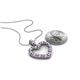4 - Zylah Amethyst and Diamond Heart Pendant 