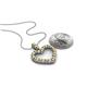 4 - Zylah Citrine and Diamond Heart Pendant 