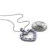 4 - Zylah Iolite and Diamond Heart Pendant 