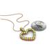 4 - Zylah Peridot and Diamond Heart Pendant 
