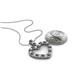 4 - Zylah Black and White Diamond Heart Pendant 