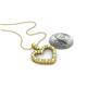 4 - Zylah Yellow Sapphire and Diamond Heart Pendant 