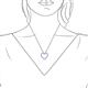 6 - Elaina Tanzanite and Diamond Heart Pendant 