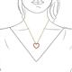 6 - Elaina Ruby and Diamond Heart Pendant 