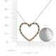 5 - Elaina Citrine and Diamond Heart Pendant 