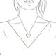 6 - Elaina Peridot and Diamond Heart Pendant 