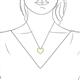 6 - Elaina Yellow Sapphire and Diamond Heart Pendant 