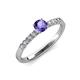 4 - Juan Iolite and Diamond Engagement Ring 