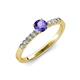 4 - Juan Iolite and Diamond Engagement Ring 