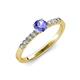 4 - Juan Tanzanite and Diamond Engagement Ring 