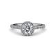 3 - Miah Diamond Halo Engagement Ring 