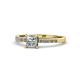 1 - Amra Princess Cut Diamond Engagement Ring 