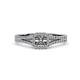 4 - Roial Semi Mount Halo Engagement Ring 