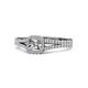 1 - Roial Semi Mount Halo Engagement Ring 