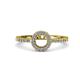 3 - Eleanor Semi Mount Halo Engagement Ring 