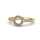 1 - Eleanor Semi Mount Halo Engagement Ring 