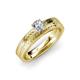 3 - Keona Diamond Solitaire Bridal Set Ring 