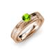 3 - Keona Peridot Solitaire Bridal Set Ring 