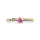 3 - Juan Pink Tourmaline and Diamond Engagement Ring 