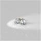 2 - Pema 0.20 ctw (3.00 mm) Round Lab Grown Diamond Martini Solitaire Stud Earrings 