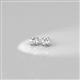 2 - Alina Round Diamond 1/4 ctw (SI1/GH) Four Prongs Solitaire Stud Earrings 